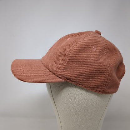 Universal Thread Slideback Hat Pink OSFA Adjustable Corduroy Blank