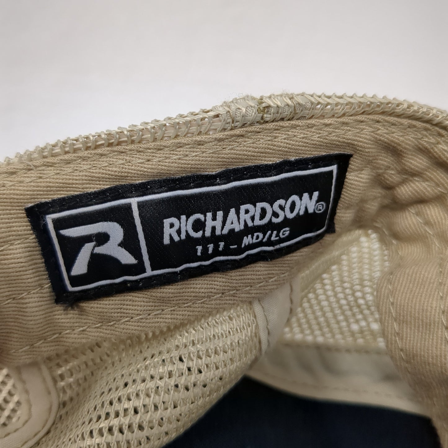 Richardson Snapback Trucker Hat Multi Large Embroidered Logo Mesh Back