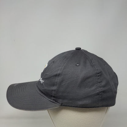 Fresh Poppin' Strapback Hat Gray One Size Adjustable Embroidered Port & Company