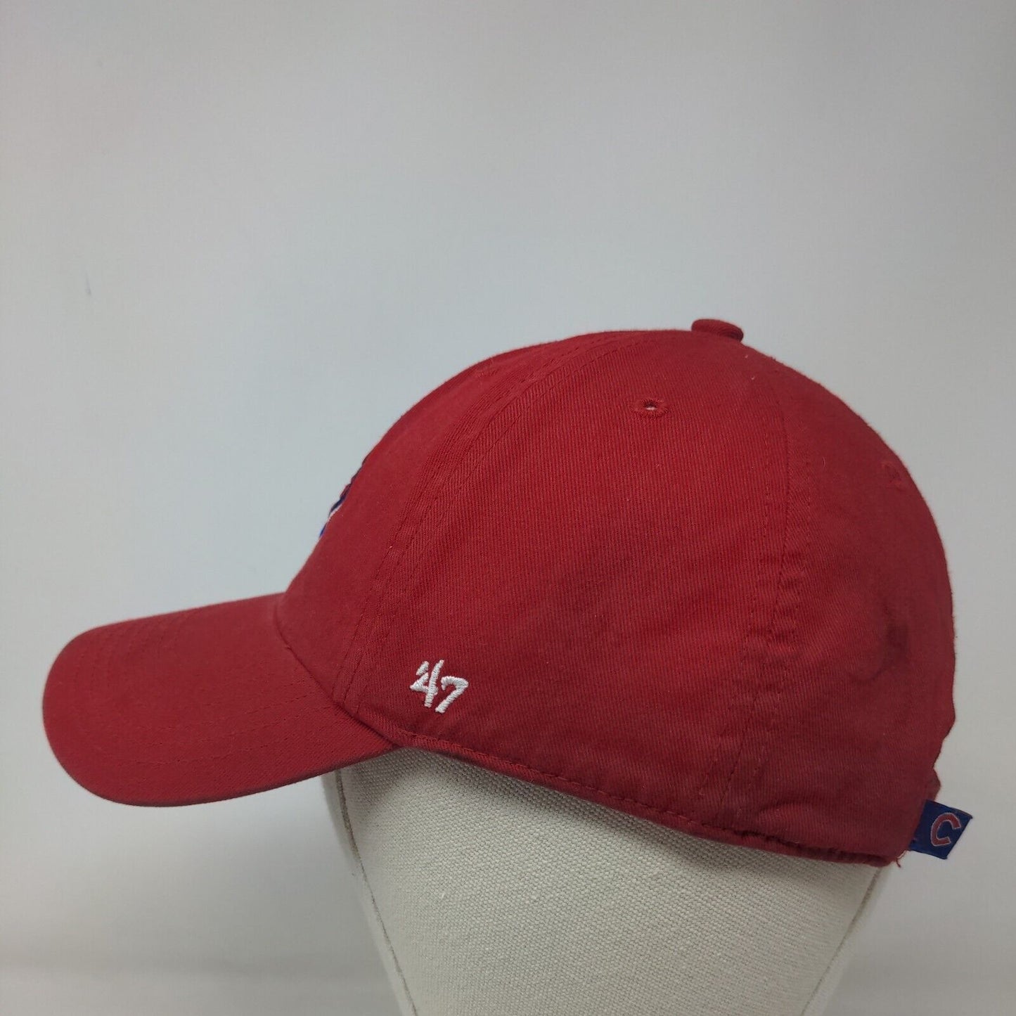 '47 Brand Youth Boy's Slideback Hat Red Embroidered Chicago Cubs Logo