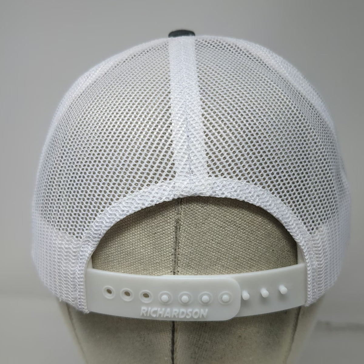 Richardson Trucker Hat Gray White S City Of Glenns Ferry Mesh Back Snapback