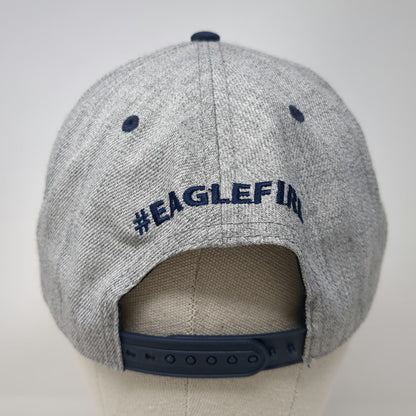 Gray Blue Snapback One Size Team RWB Eagle Hat US Flag Underbill #EAGLEFIRE