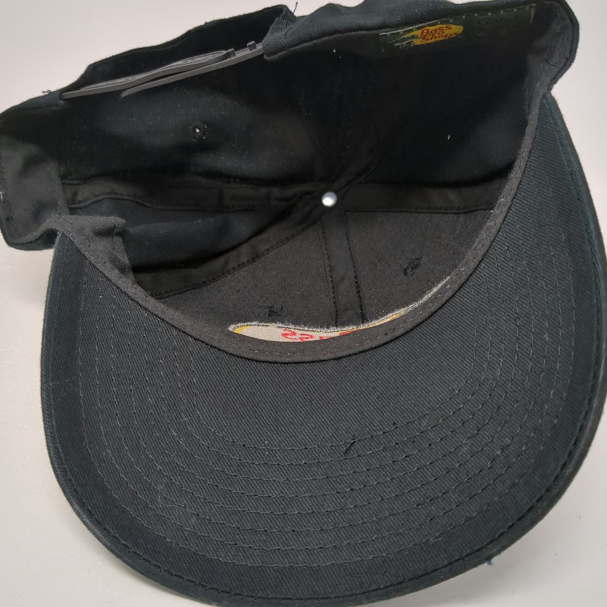 Bass Pro Shops Snapback Black One Size Hat Gone Fishing Bass Fish Patch Logo
