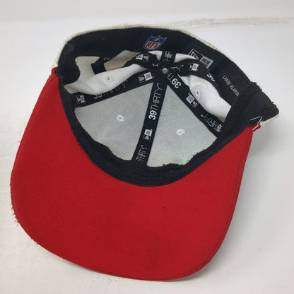 San Francisco 49ers NFL New Era Cap White XL 39THIRTY Stretch Fit Embroidered