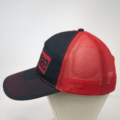 Bamko Costco Wholesale Black Red Trucker Hat One Size Mesh Back Snapback