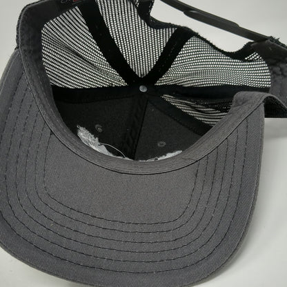 Cap America Valley Air Eagle Logo Gray Trucker Hat One Size Mesh Back Snapback