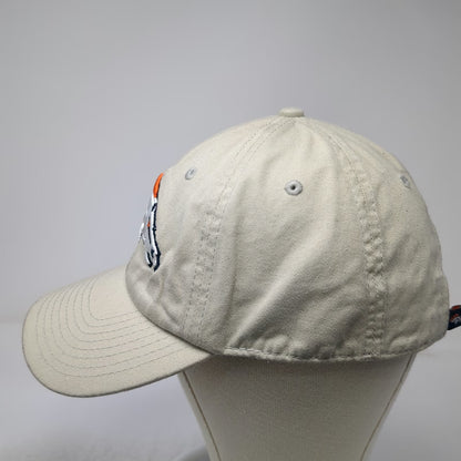 Denver Broncos NFL Team Apparel Cap Hat Beige One Size Cotton Slideback Horse