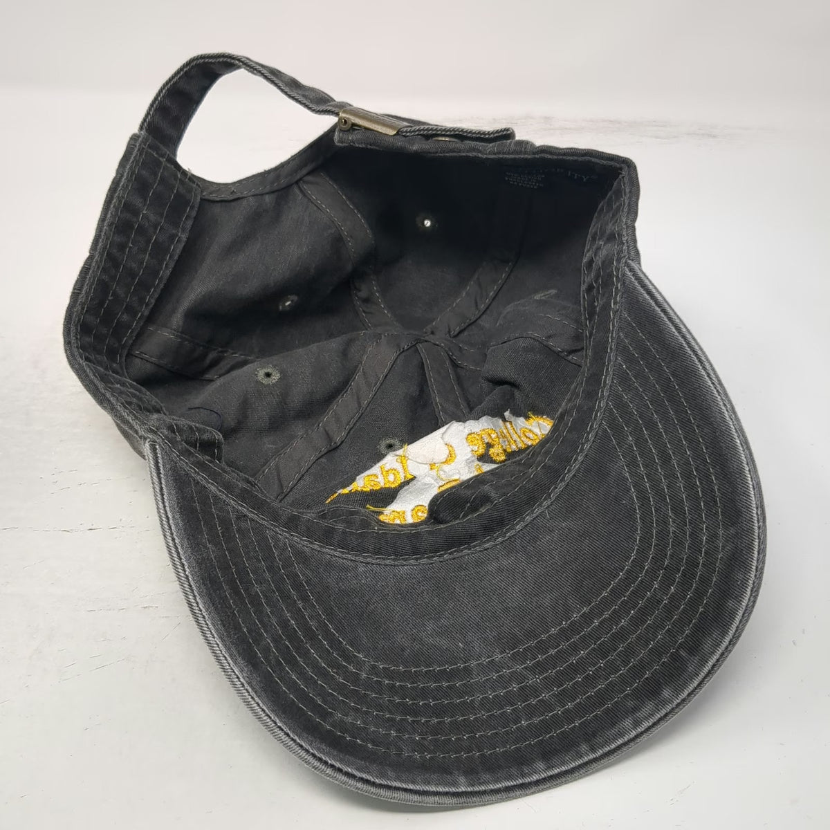 Port Authority Baseball Cap Gray OSFM College of Idaho Ski Team Slideback Hat