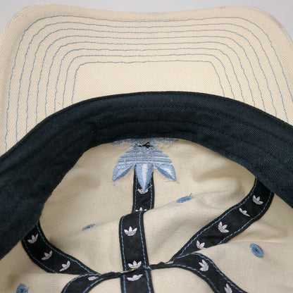 Adidas Baseball Cap Blue One Size Embroidered Trefoil Logo Hat Slideback Denim