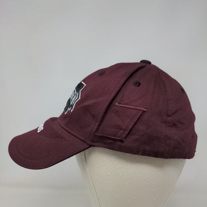 Captivating Headwear Men's Strapback Hat Mississippi State Bulldogs Embroidered