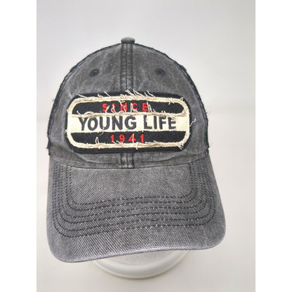 Young Life Since 1941 Snapback Mesh Back Trucker Hat Gray OSFA Legacy