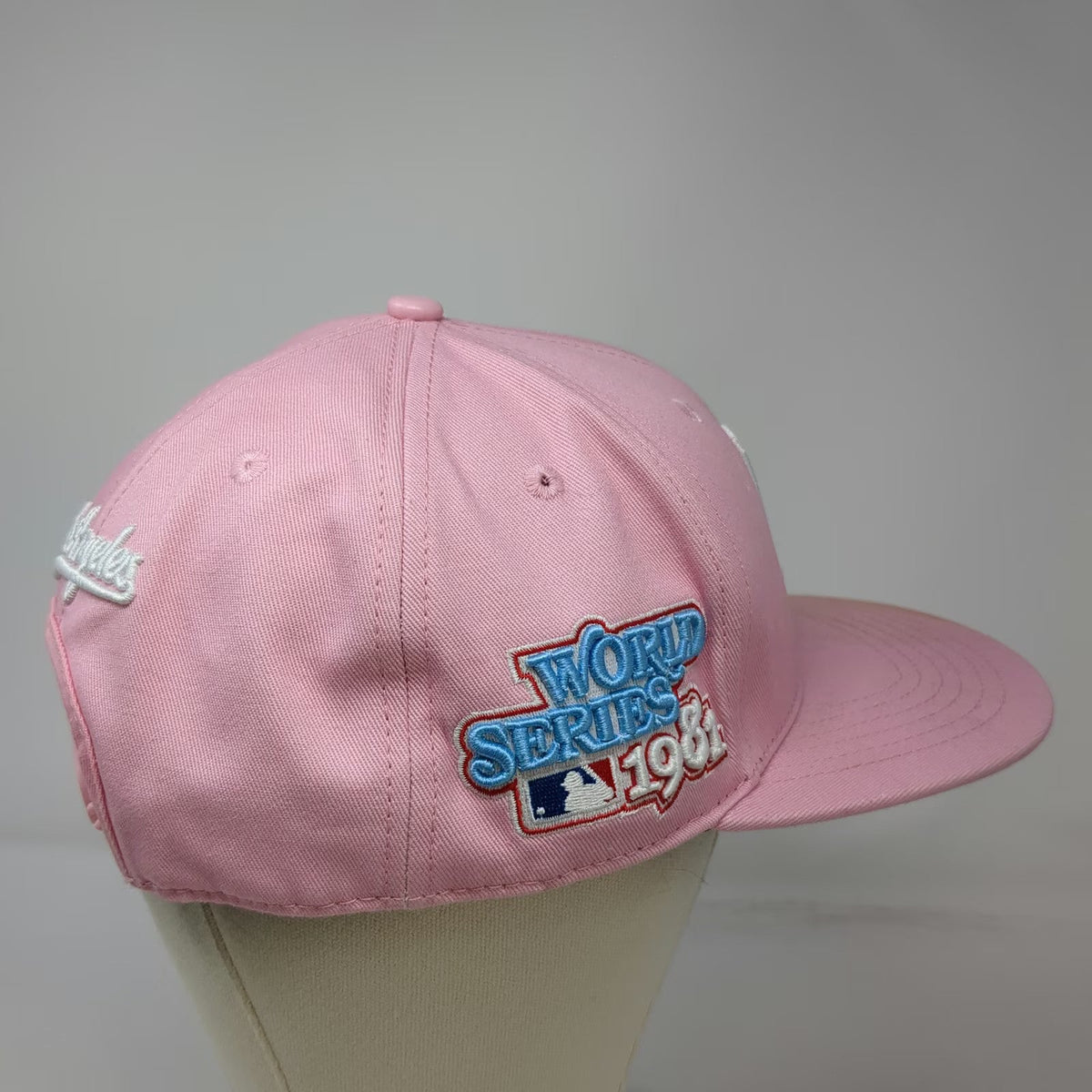 Pro Standard MLB Los Angeles Dodgers Hat Pink Snapback OS 1981 World Series