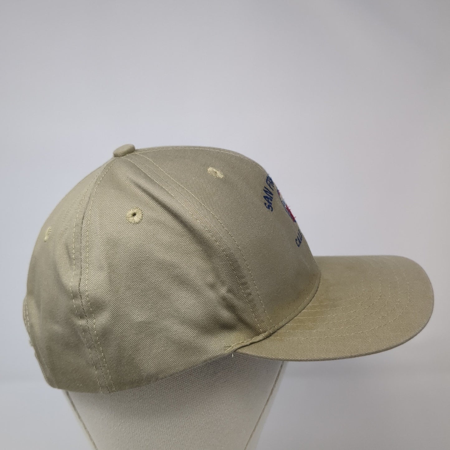 San Francisco California Snapback Hat Brown One Size Solid Adjustable