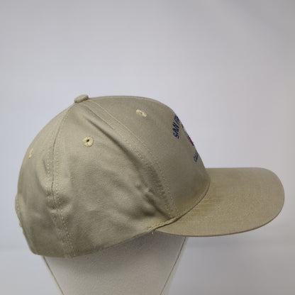 San Francisco California Snapback Hat Brown One Size Solid Adjustable