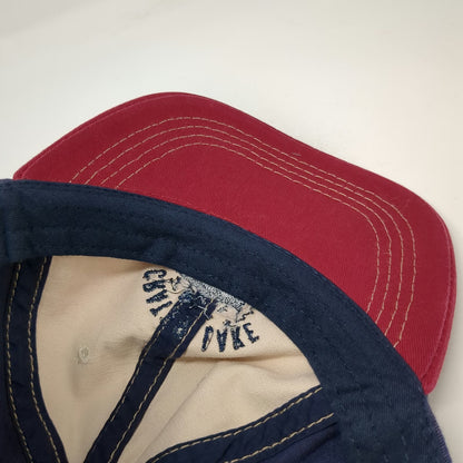 Ace USA Baseball Cap Blue Beige Red One Size Crater Lake National Park Strap Hat