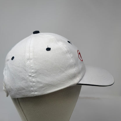 HitWear Transdev Baseball Cap White OSFM Red Embroidered Adjustable Strap Hat