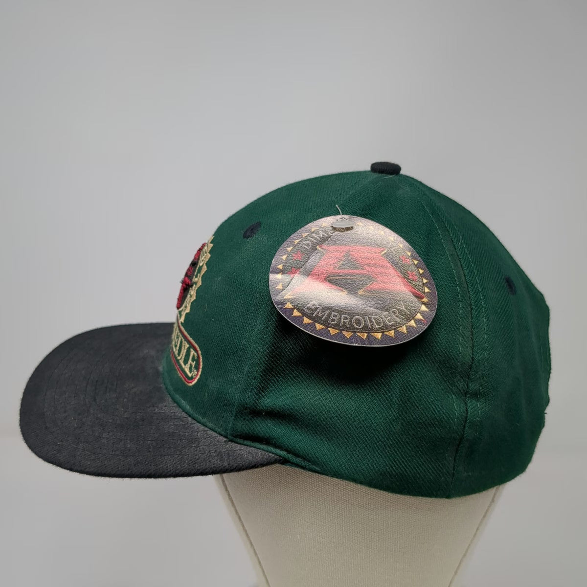 Ahead Space Needle Seattle Established 1962 Hat Green Black Snapback One Size