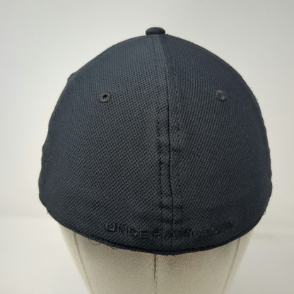 Under Armour Baseball Cap Black XL Fitted Stretch Blitzing Performance Hat