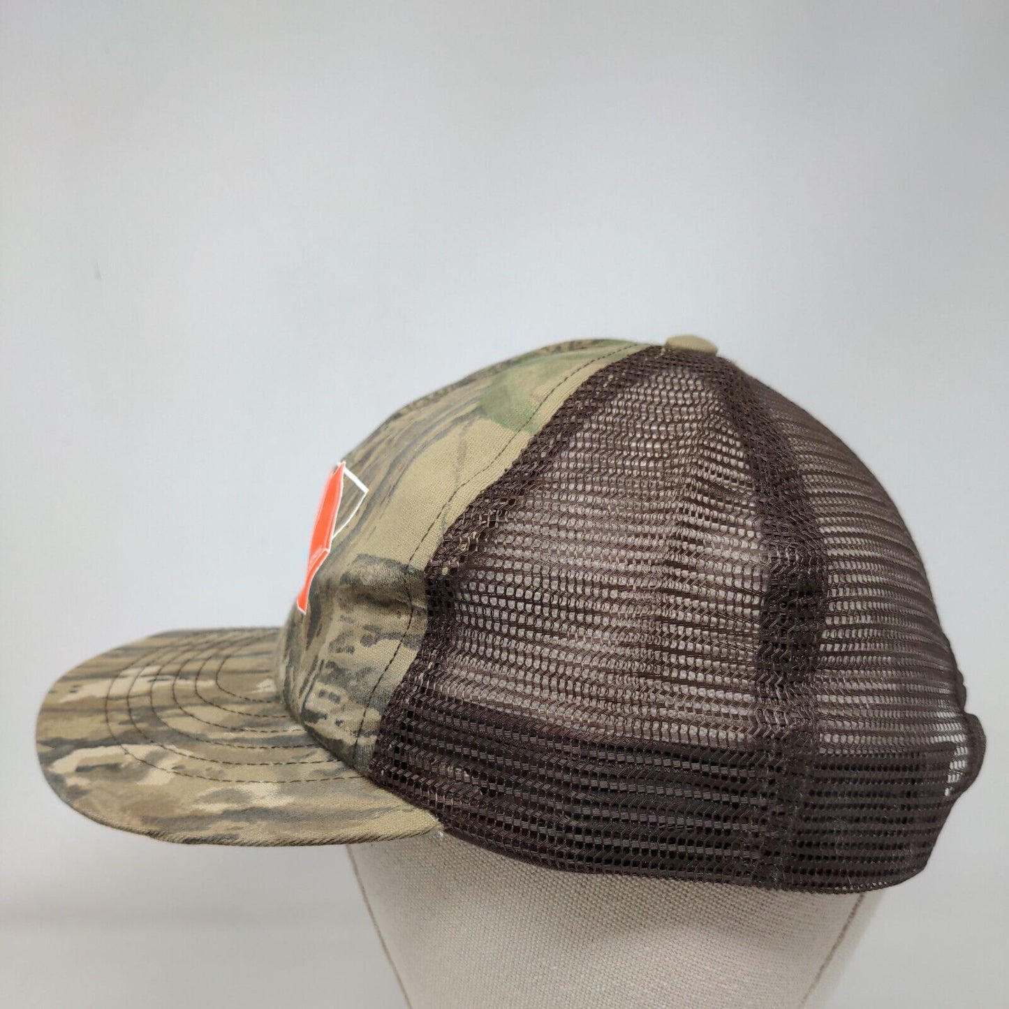 Quality Precast Strong On Service Mesh Back Trucker Hat Camo OSFA Breathable