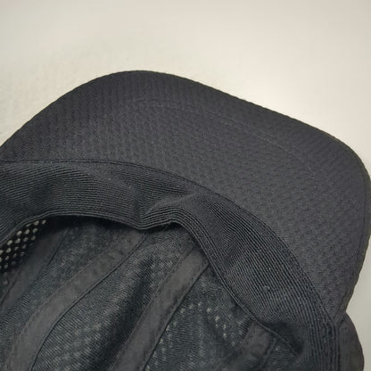 Nike Baseball Cap Black 5 Panel Mesh Breathable Strapback Swoosh Hat Vintage