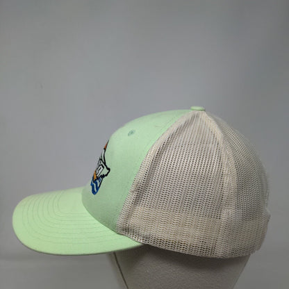 Sparta Tennessee Snapback Trucker Hat Green M/L Embroidered Mesh Back Richardson