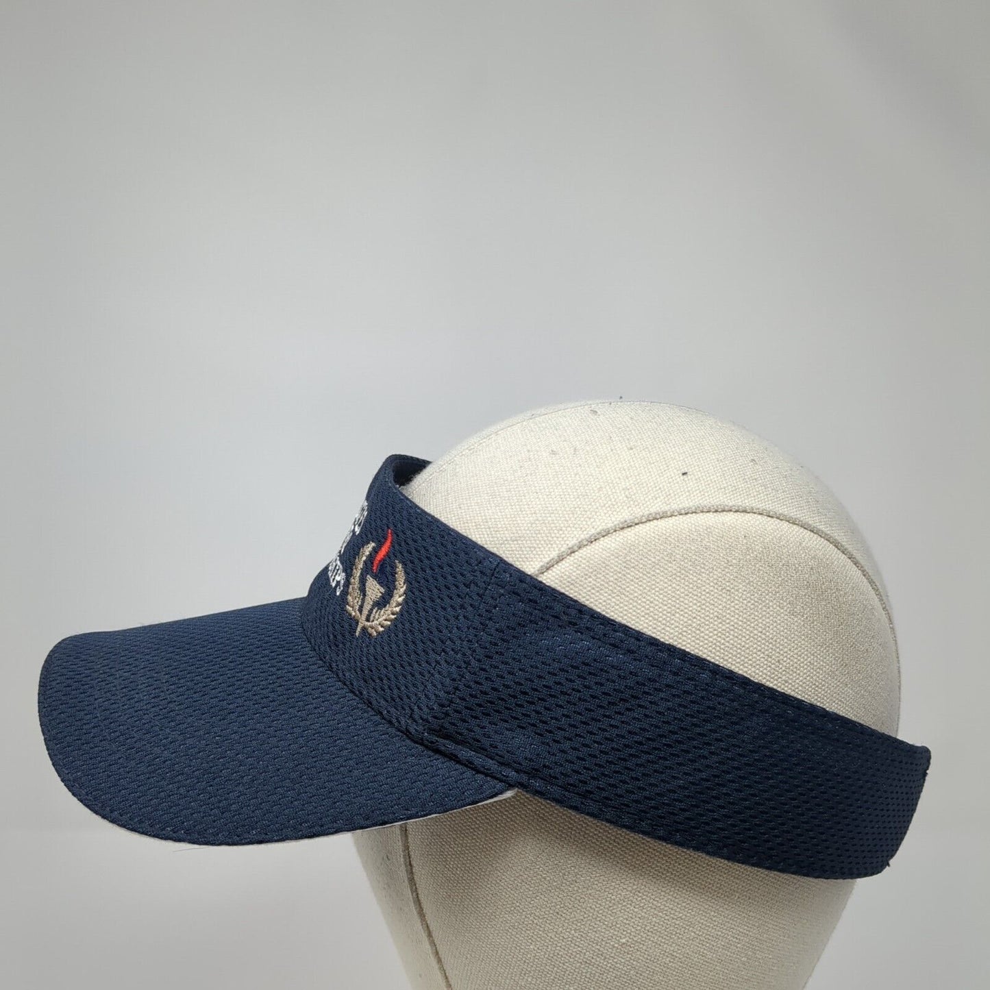 United States Police & Fire Championships Sun Visor Hat Blue OS Adjustable