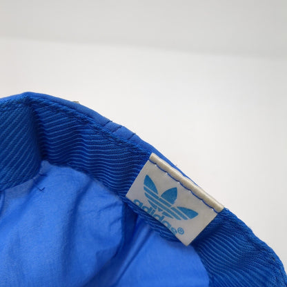 Vintage Blue Tag Adidas Snapback Hat Embroidered Palm Trees 100% Nylon