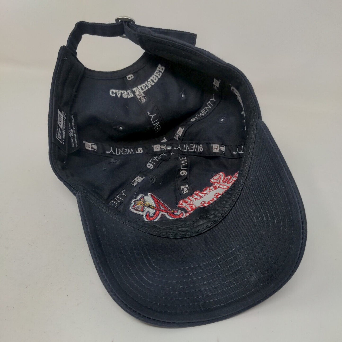 New Era Men's Slideback Hat Blue Atlanta Braves 2013 Spring Training Logo