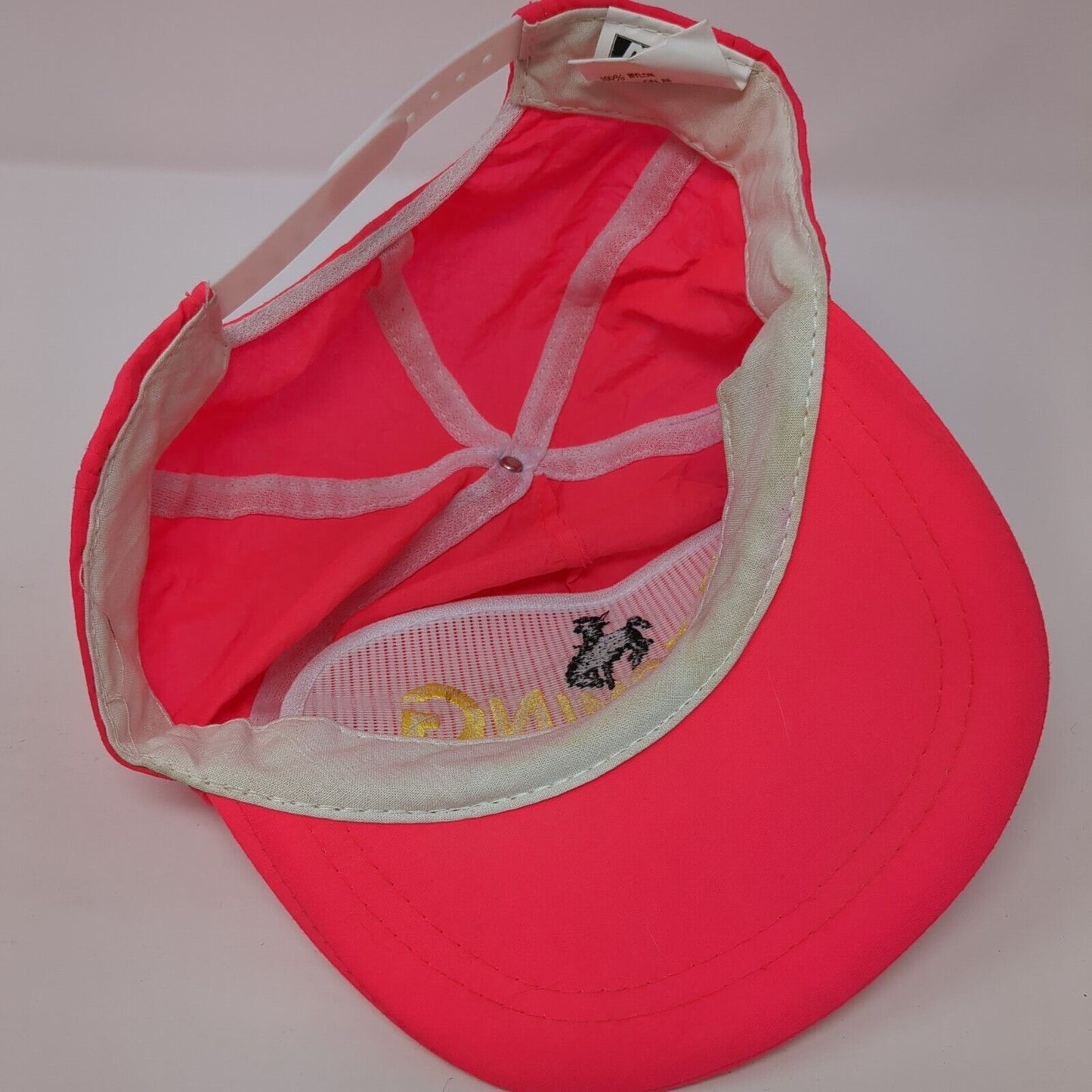 Wyoming Snapback Hat Pink OS Adjustable Embroidered Great Mountain West Supply