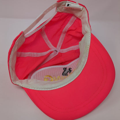 Wyoming Snapback Hat Pink OS Adjustable Embroidered Great Mountain West Supply