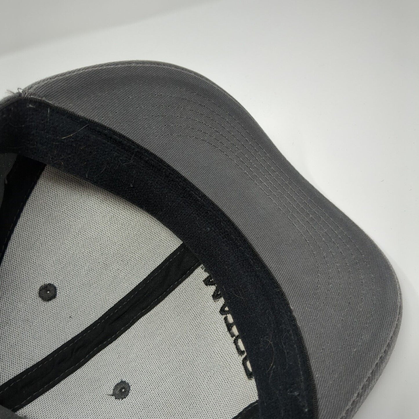 Matco Tools Fitted Hat Gray One Size Embroidered Solid 6 Panel Stretch