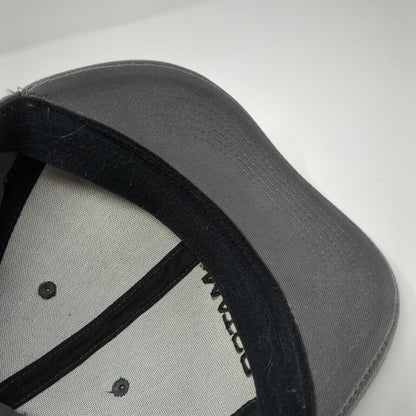 Matco Tools Fitted Hat Gray One Size Embroidered Solid 6 Panel Stretch