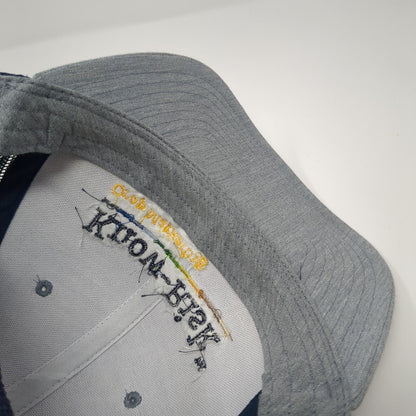 Know-Risk Crop Marketing Snapback Trucker Hat Gray OS Adjustable Mesh Richardson