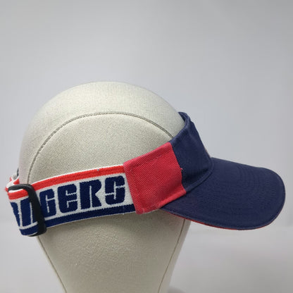 New York Rangers NHL Drew Pearson Visor Hat Blue Red White One Size Lady Liberty
