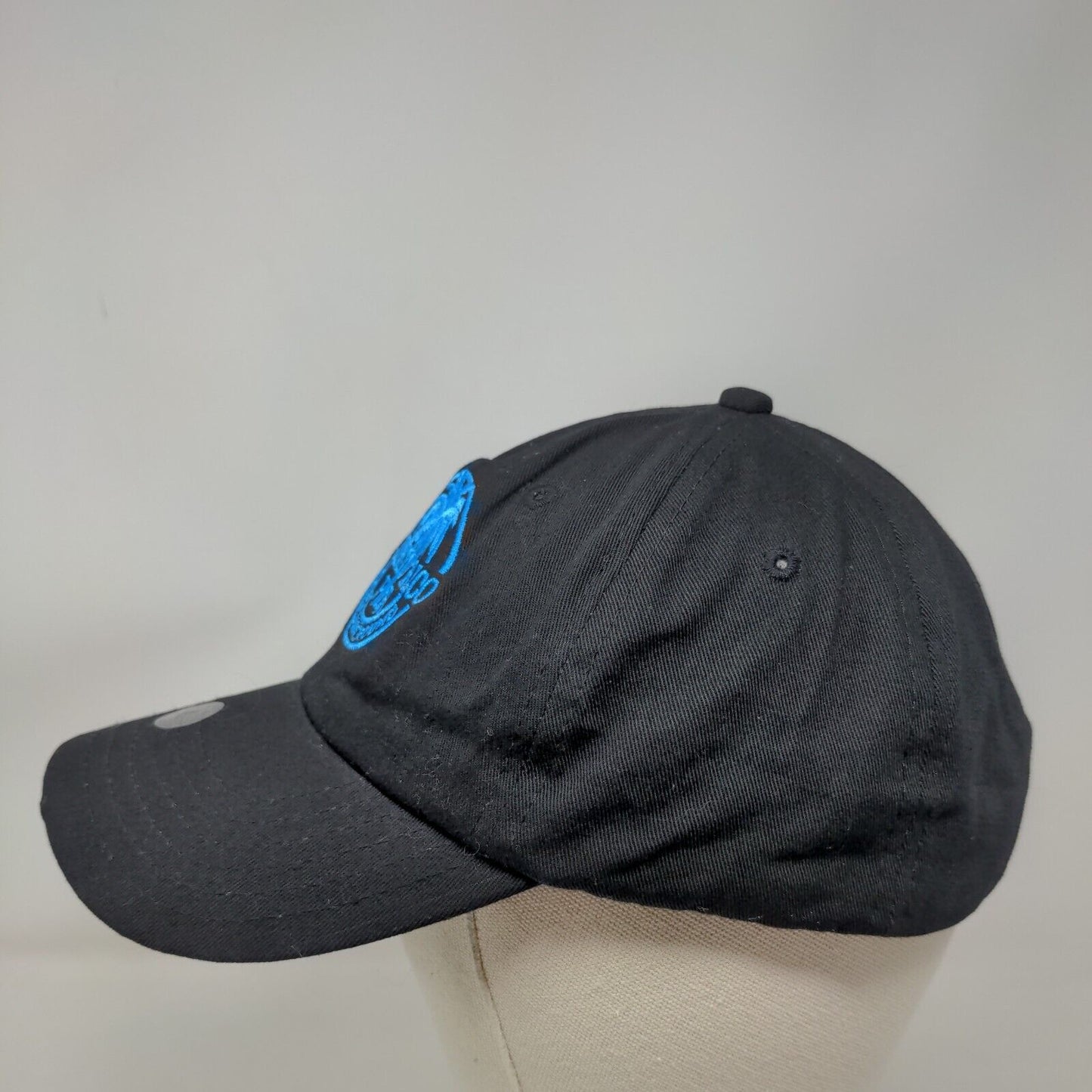 Puerto Rico Paradise Found Slideback Hat Black One Size Embroidered