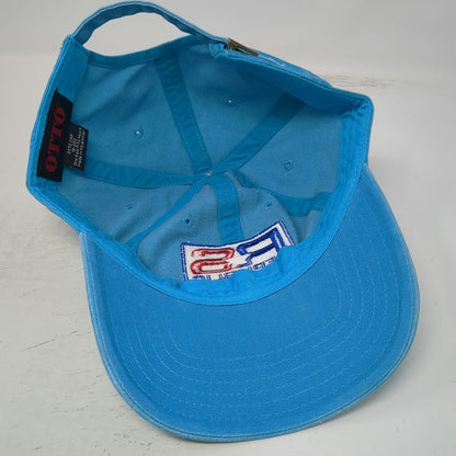 Otto Baseball Cap Blue One Size Republic Storage Patch Relaxed Fit Slideback Hat
