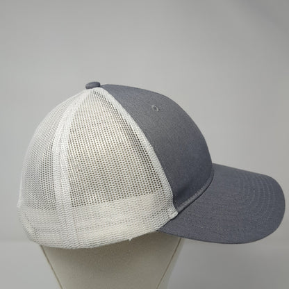 Winter Snapback Mesh Back Trucker Hat Gray One Size Port Authority