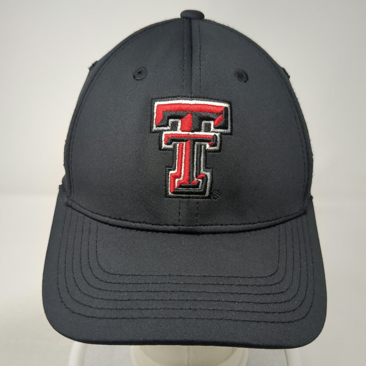 Texas Tech Red Raiders NCAA Top of the World Hat Black One Size Memory Fit Logo