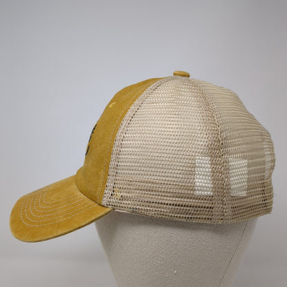Manzanita Snapback Trucker Hat Yellow OSFM Mesh Back Salt Creek 6 Panel