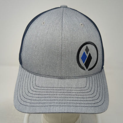 Richardson 112 Trucker Hat Gray Blue One Size Mesh Snapback Innvictis Logo