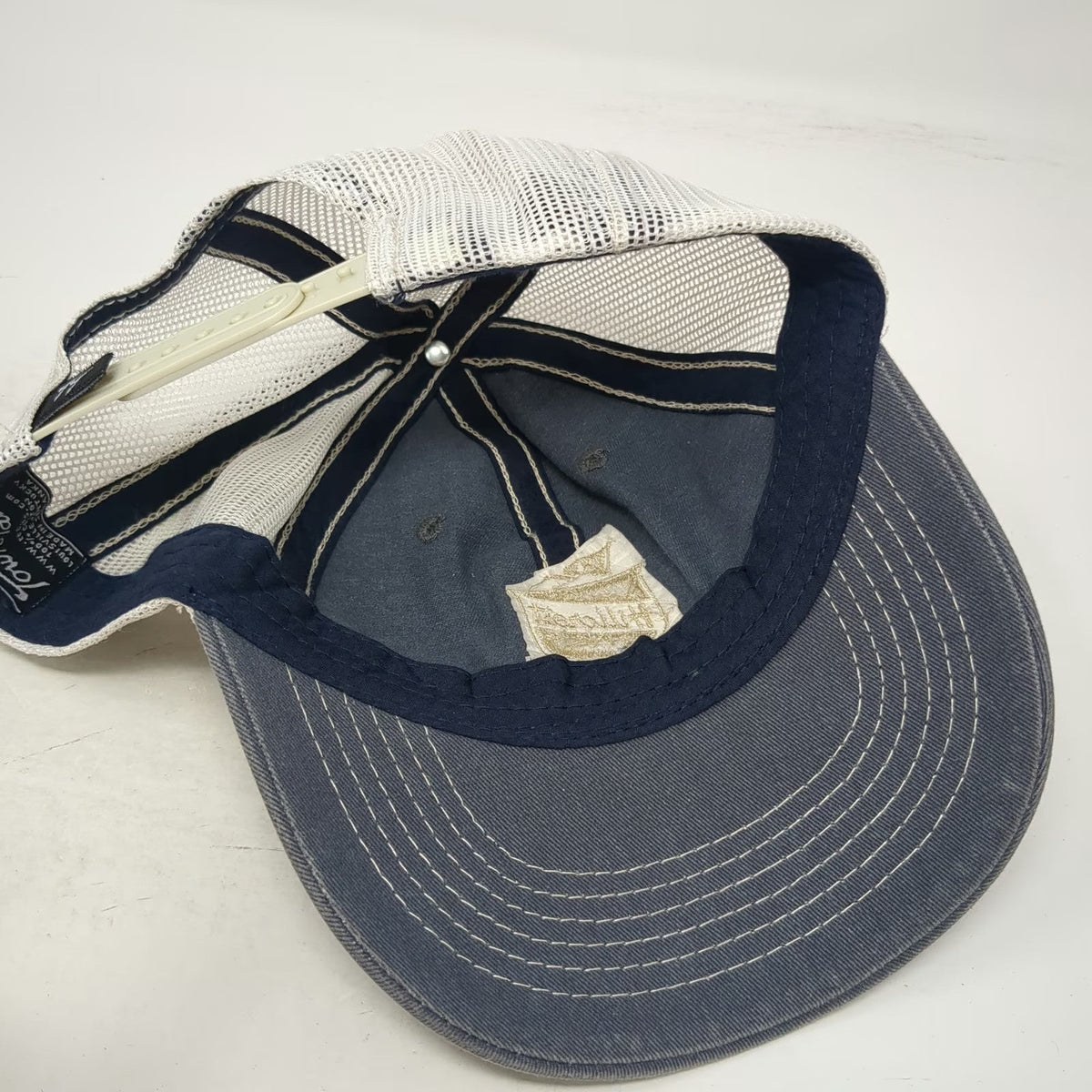 Town Talk Trucker Hat Blue One Size Mesh Snapback Hillcrest Country Club Golf