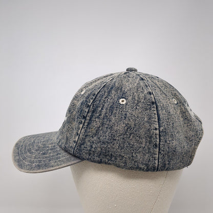 Bolle Slideback Hat Blue One Size Adjustable Embroidered Denim 6 Panel