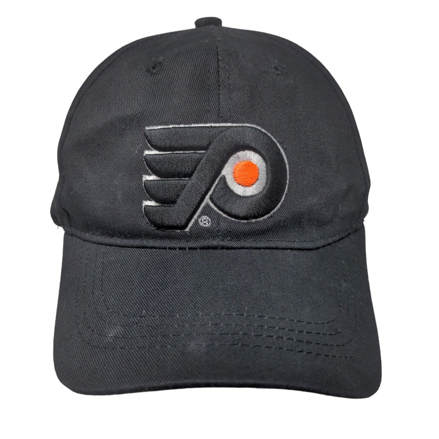 NHL Men's Slideback Hat Black Adjustable Embroidered Philadelphia Flyers Logo