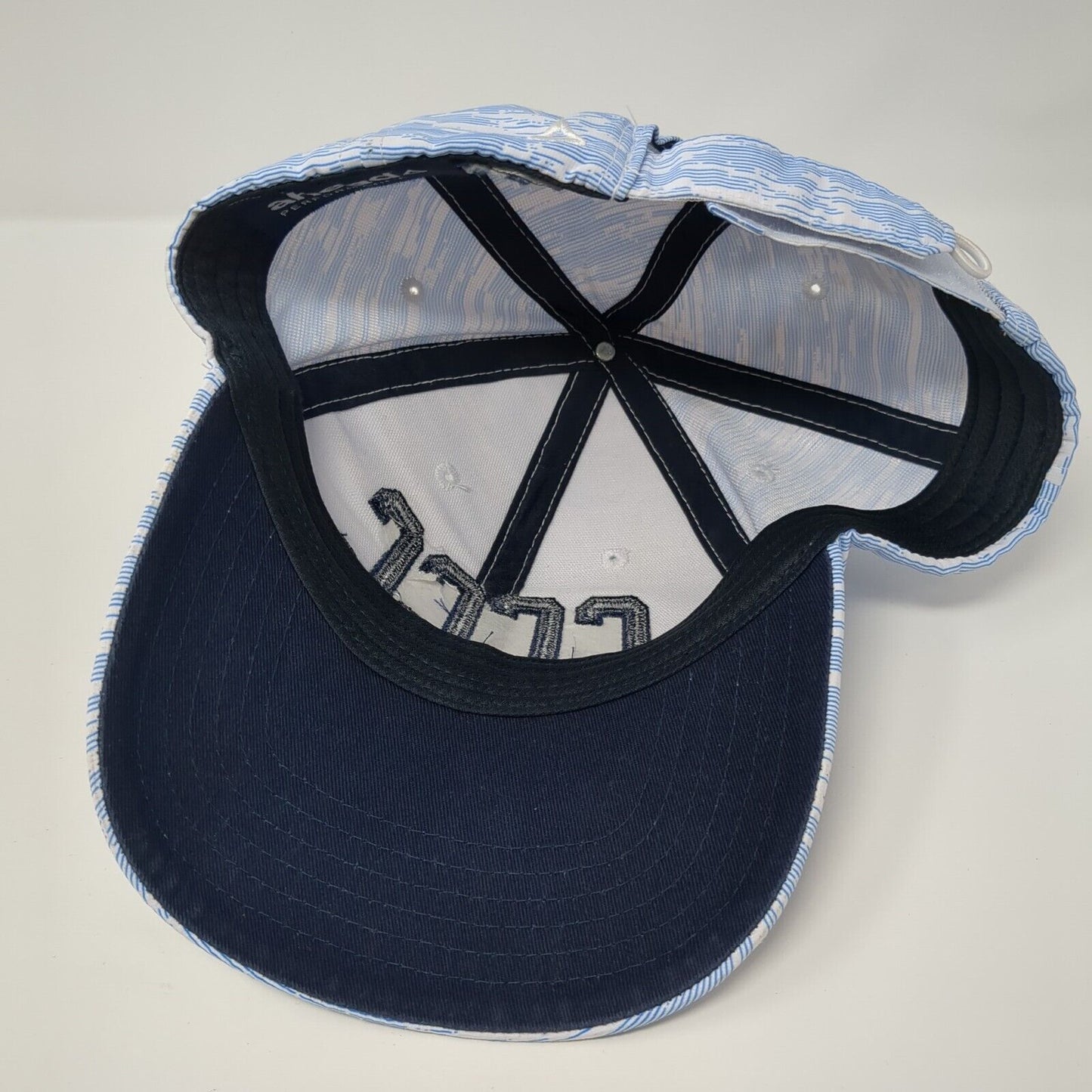 CCCC Strapback Hat Blue OS Adjustable Embroidered 6 Panel Ahead Performance
