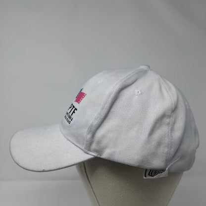 MPTF Motion Picture Television Fund Slideback Hat White OSFA Embroidered zKapz