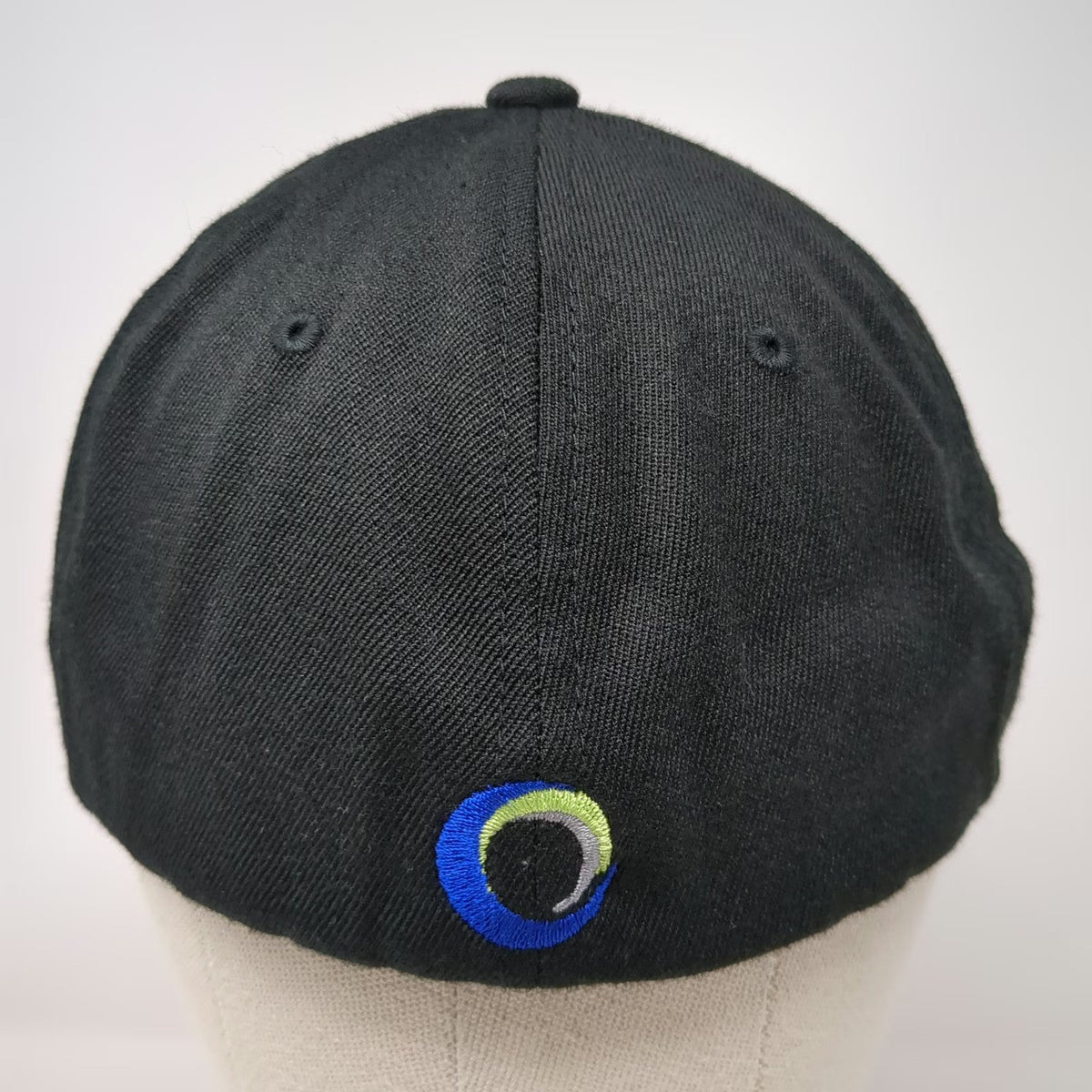 Flexfit Yupoong Baseball Cap Black M US Ecology Safety 360 Logo Embroidered hat