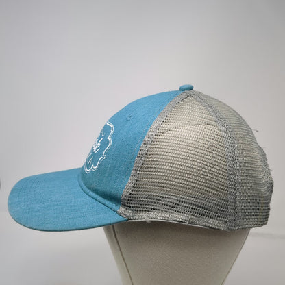 Ace USA Trucker Hat Blue One Size Kodiak Alaska Moose Mesh Back Snapback Travel