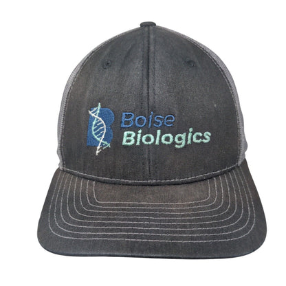 Boise Biologics Snapback Trucker Hat Black One Size Mesh Back 6 Panel