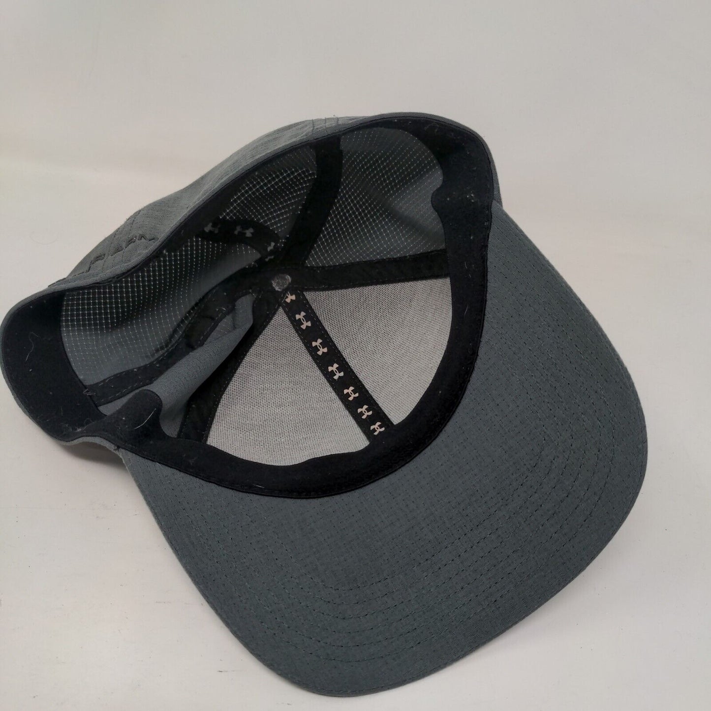 Under Armour Fitted Hat Gray One Size Lightweight Breathable 6 Panel