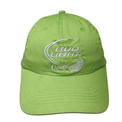 Bud Light Lime Strapback Hat Green One Size Adjustable Embroidered